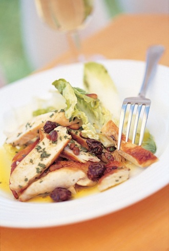 سلطة الدجاج الحلوة والحامضة