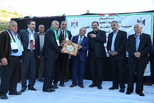 افتتاح مدرسة بنات الريحية في جنوب الخليل