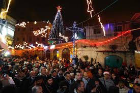 إضاءة شجرة الميلاد في القدس