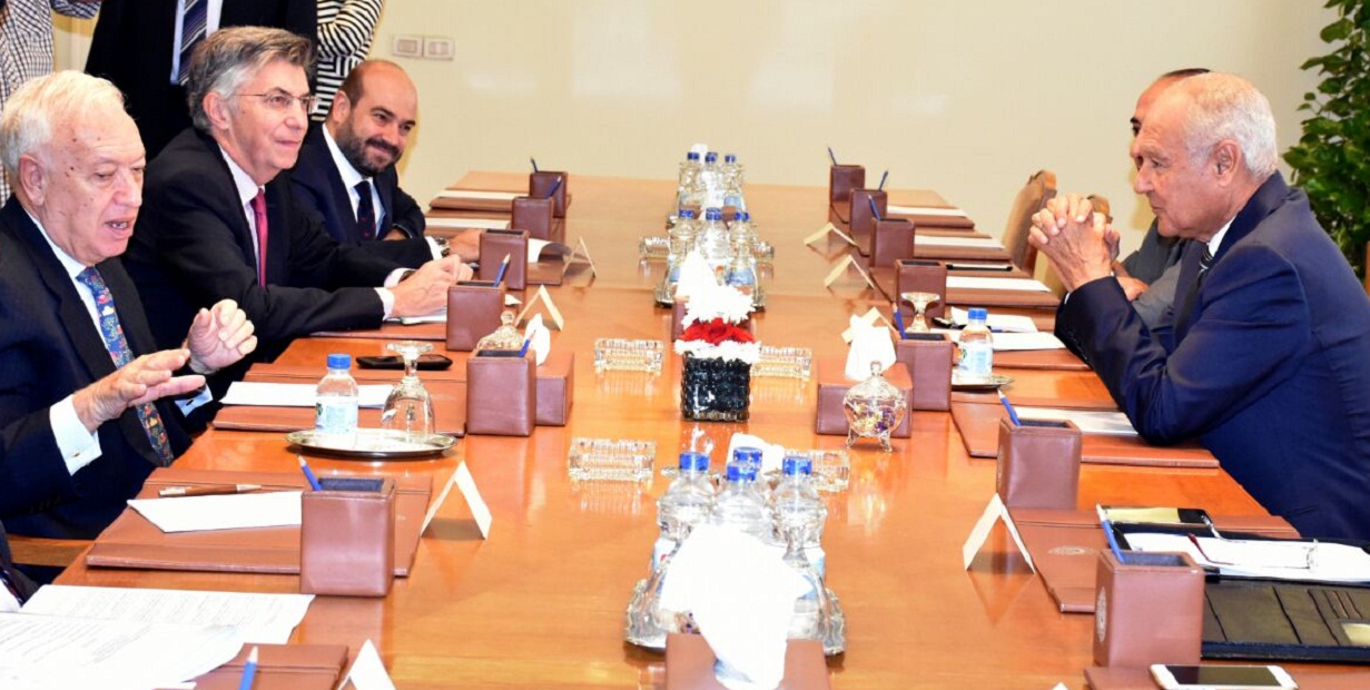 أبو الغيط يبحث مع وزير خارجية إسبانيا آخر المستجدات العربية