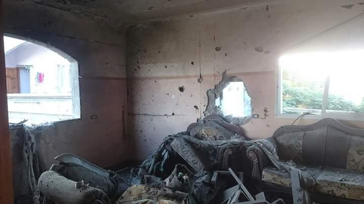 محدث بالصور: قصف مدفعي يطال منازل المواطنين شمال قطاع غزة