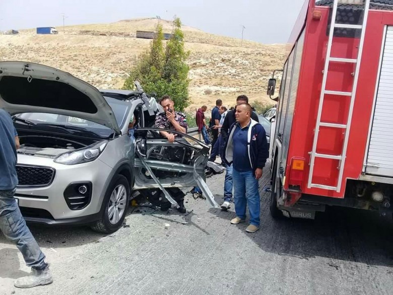 15 إصابة جراء حادث سير وقع جنوب غرب بيت لحم
