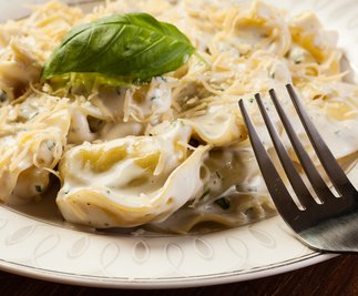 تورتليني بالكريمة والريحان في ربع ساعة فقط!