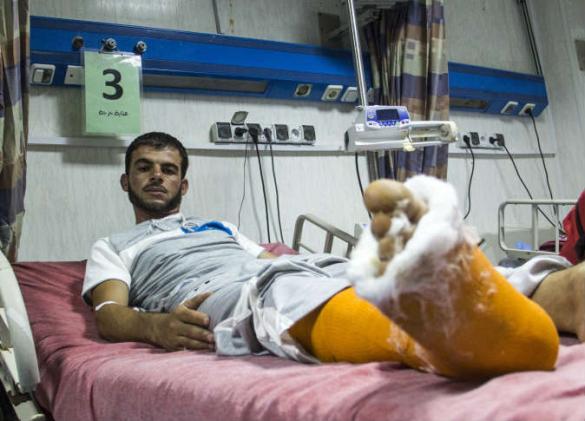 مساعدات مالية دعماً لجرحى غزة