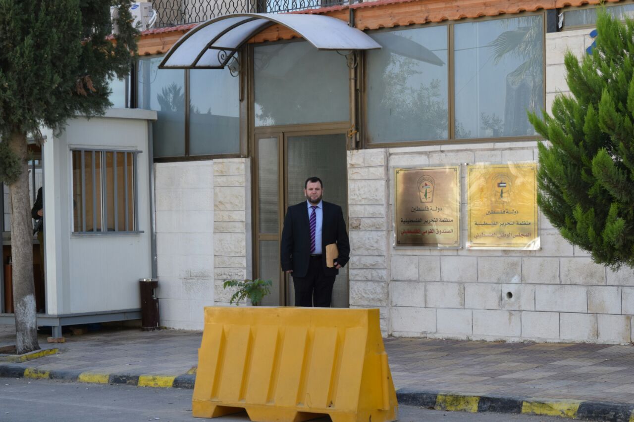 الحملة العالمية لكسر الحصار عن غزة تزور السفارة الفلسطينية في عمان