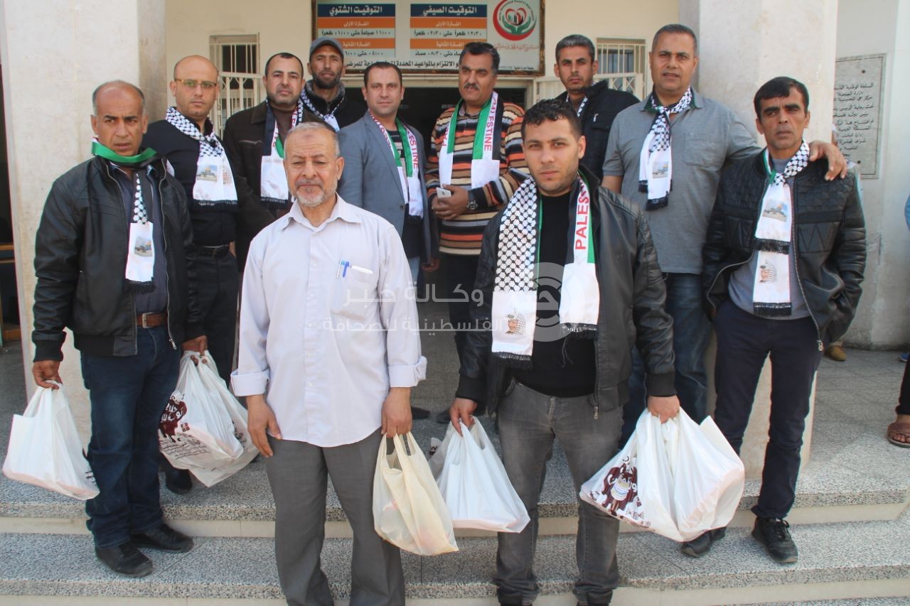 بالصور: تيار "فتح" الإصلاحي يزور جرحى مسيرات العودة برفح  