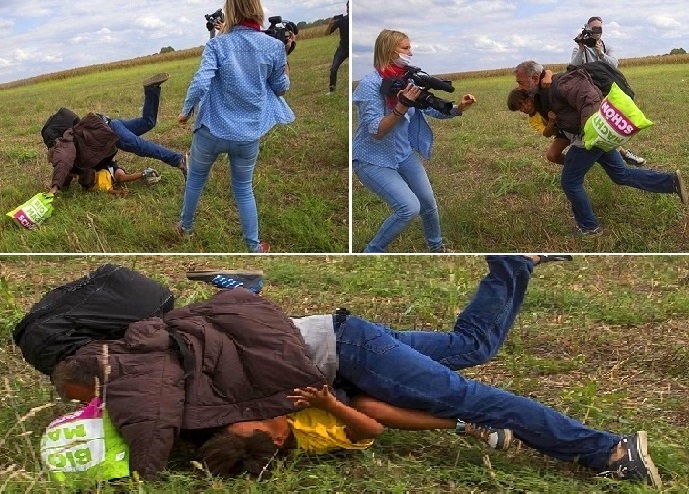 تعرفوا على عقوبة المصورة المجرية التي ركلت لاجئاً سورياً؟