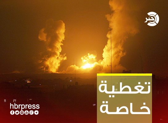 محدث بالصور: 5 إصابات في أكثر من 70 غارة استهدفت مواقع للمقاومة في مختلف محافظات قطاع غزة