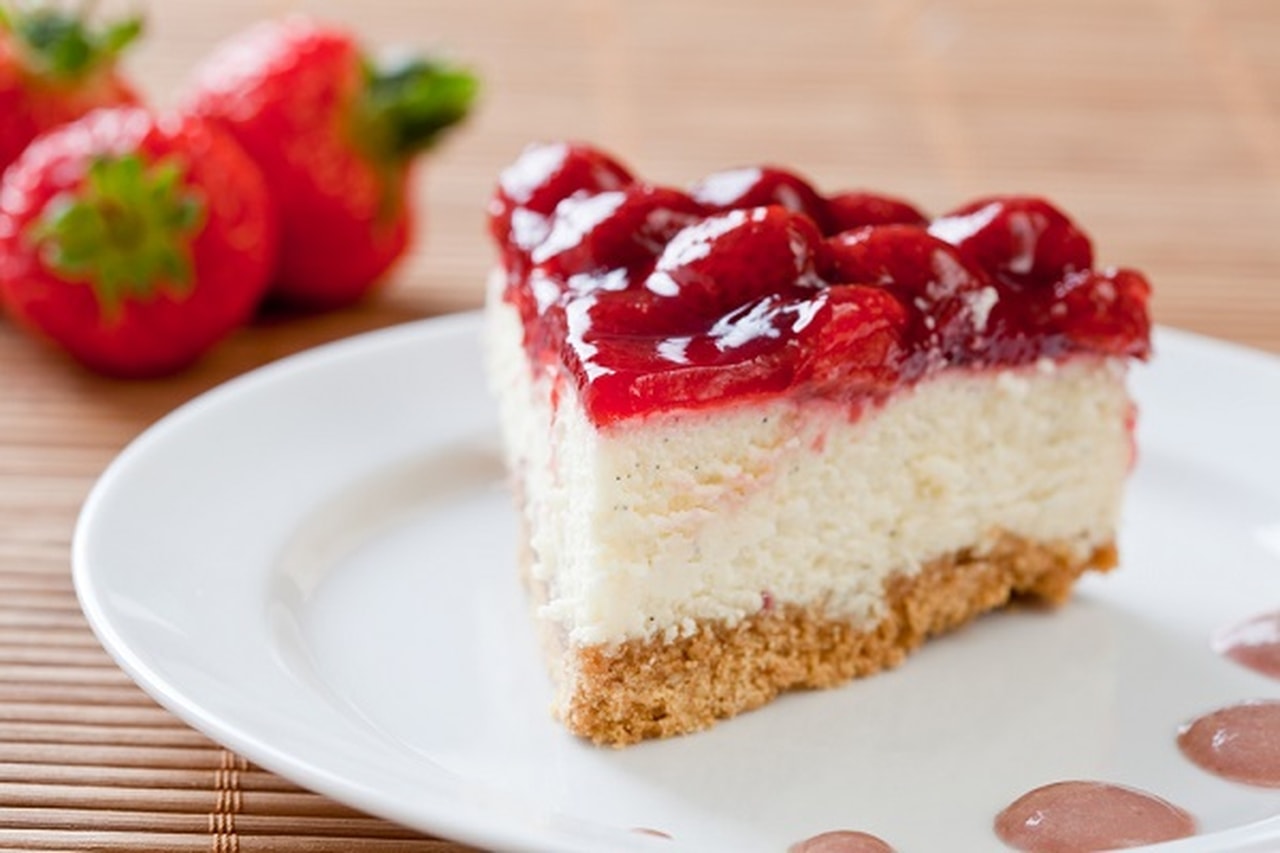 تشيز كيك الفراولة للريجيم