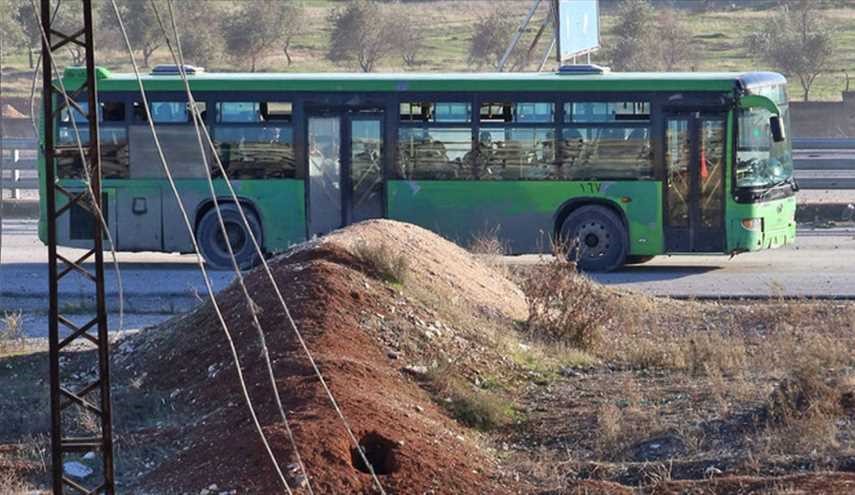 بث مباشر: بدء إجلاء المسلحين وعائلاتهم من شرق حلب