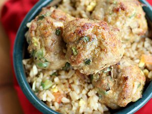 كرات التركي مع صوص الليمون