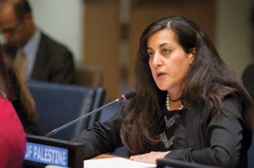 السفيرة "ناصر" تدعو مجموعة الـ77 لمواصلة دعمها للشعب الفلسطيني