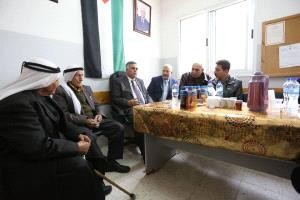 الأعرج يتفقد مجالس قروية غرب رام الله