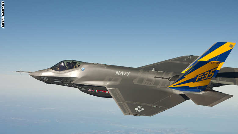 طائرة F-35 ستيليث الخفية"الشبح" تجري تجربتها الاولى في اسرائيل