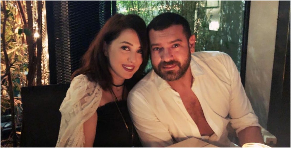 بالصورة: عمرو يوسف يُغازل كندة علوش.. فماذا قال لها؟!