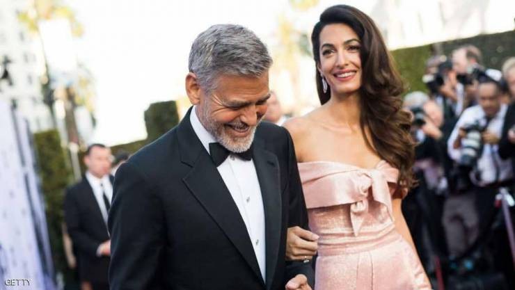 نقل كلوني للمستشفى بعد حادث سير