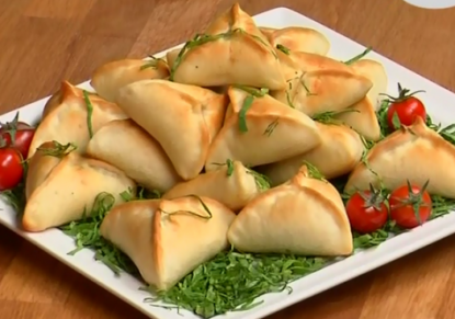 فطائر الجبنة والسبانخ