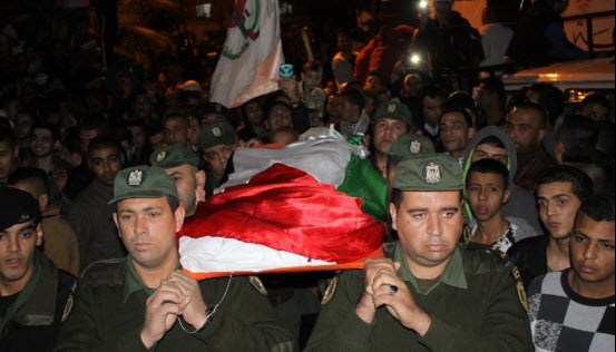الاحتلال يسلم جثماني  الشهيدين علان وأبو غوش الى الارتباط العسكري الفلسطيني
