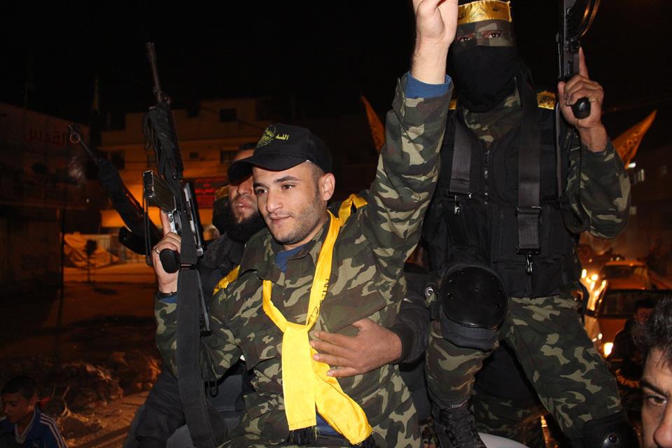 حركة فتح وكتائب الأقصى يستقبلون الأسير المحرر محمود اليازجي