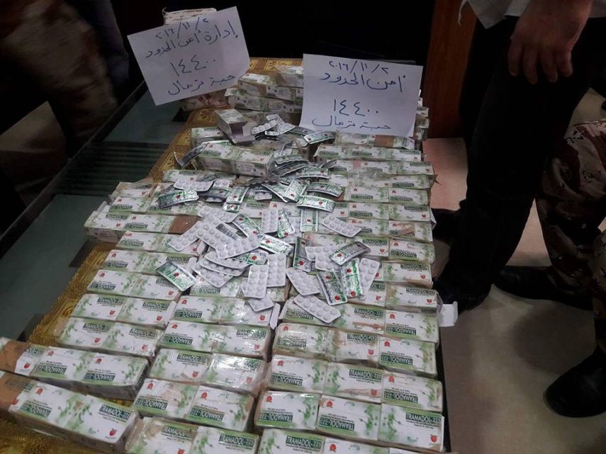 مكافحة الشجاعية تضبط كميات كبيرة من حبوب الترامدول والسعادة
