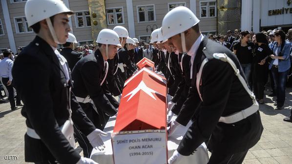 مقتل شرطي تركي جنوب شرق البلاد