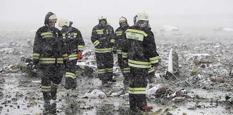 إصابة 32 شخصاً إثر تحطم طائرة عسكرية روسية بسيبيريا