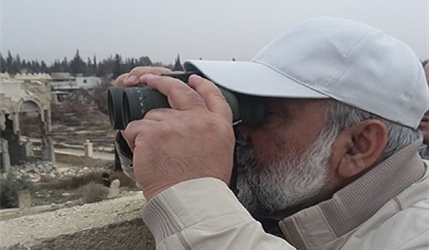 قائد البسيج ينظم زيارة تفقدية على الحدود السورية الفلسطينية