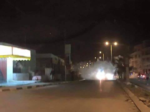 #صورة : مواجهات بين الشبان وقوات الاحتلال في بيرنبالا شمال غرب القدس