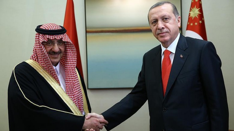 أردوغان يلتقي ولي العهد السعودي