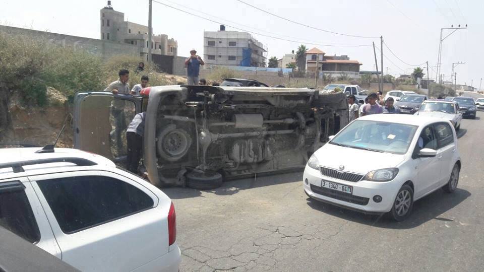 مصرع مواطن وزوجته وإصابة عدد آخر إثر حادث سير مروع بالقدس
