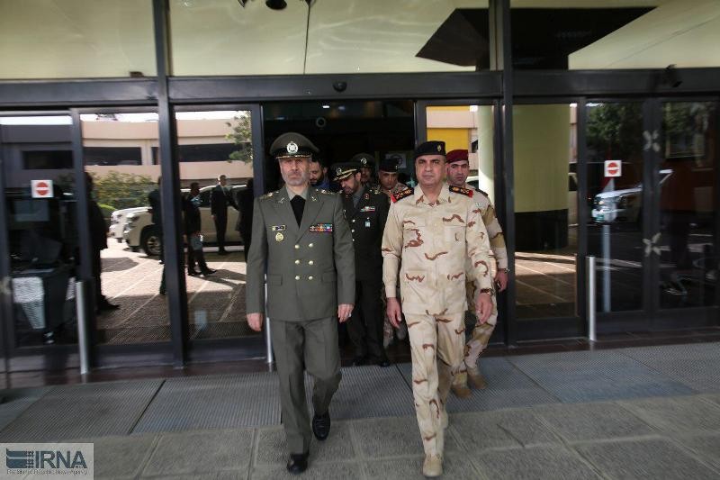 وزير الدفاع الإيراني يصل بغداد