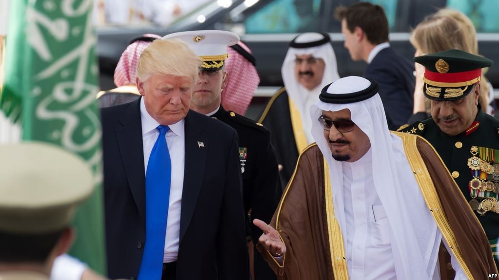 سلمان وابنه وترمب