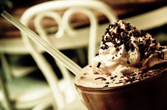 سموثي القهوة بالكريمة