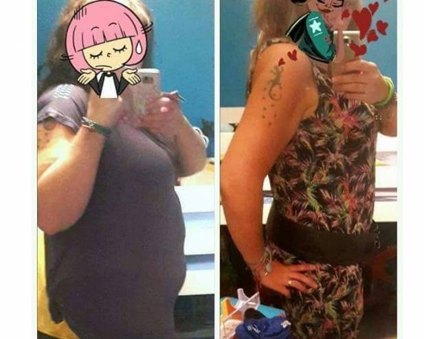 سر خسارتها ل 30 كيلو في 5 اشهر دون رجيم!