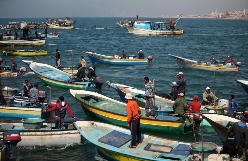 الاحتلال يوسع مساحة الصيد في بحر غزة من 6 الى 9 ميل