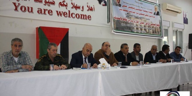 ندوة سياسية حول الوضع السياسي الراهن على ضوء إعلان ترمب في جنين