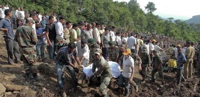 مصرع 45 شخصاً في انهيار أرضي بالهند