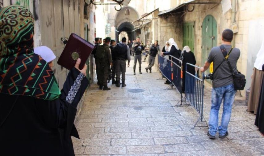 احتجاجاً على ممارسات الاحتلال بحق الأقصى