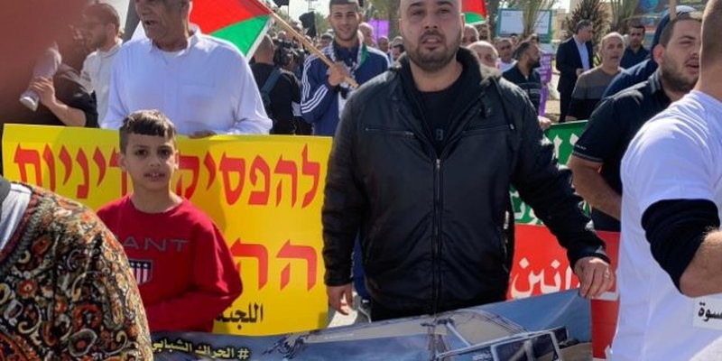 مسيرة حاشدة في قلنسوة بأراضي 48 تنديداً بسياسة هدم المنازل