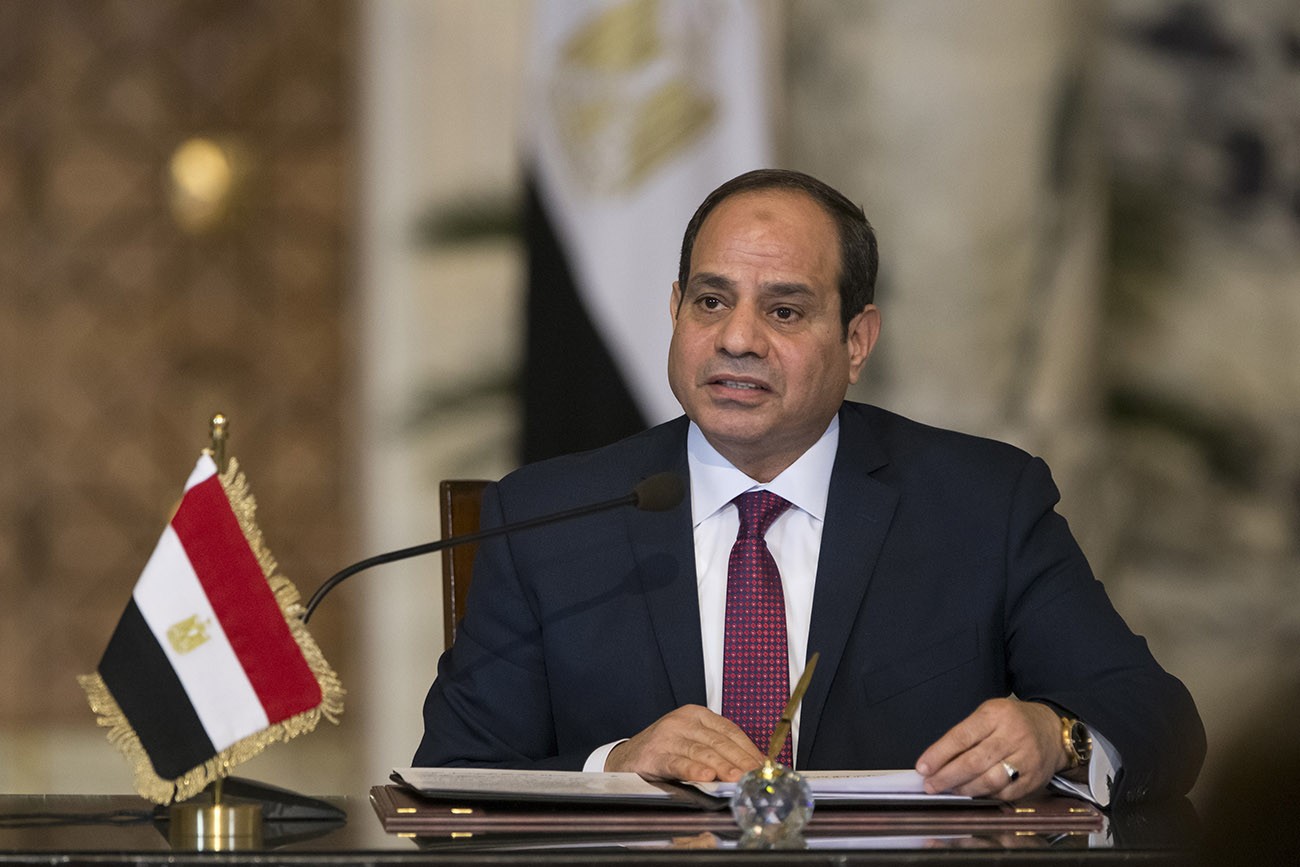 السيسي: ندعم كافة المبادرات الدولية لتسوية عادلة وشاملة للقضية الفلسطينية