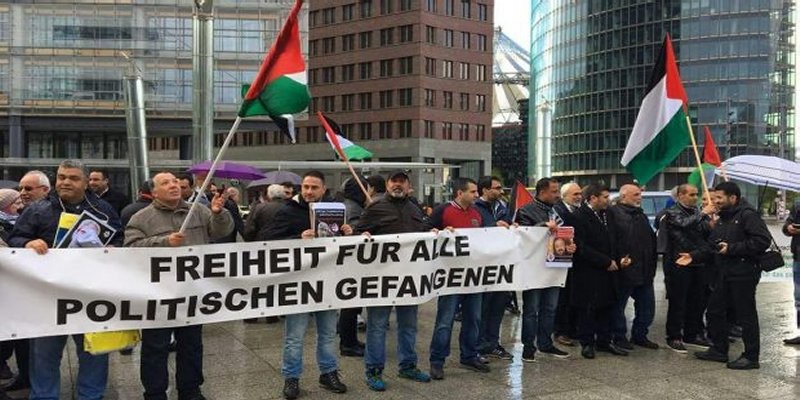 وقفة تضامنية مع الأسرى في سجون الاحتلال في روما