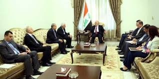 رئيس الوزراء العراقي يستقبل رياض المالكي