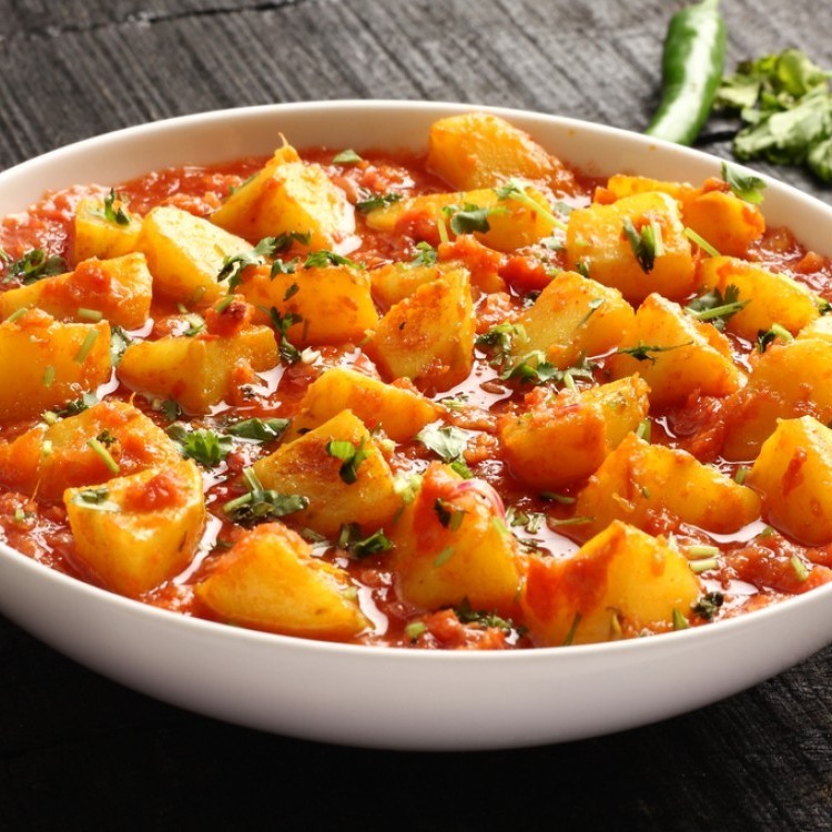 بطاطس بالأرز والصلصة