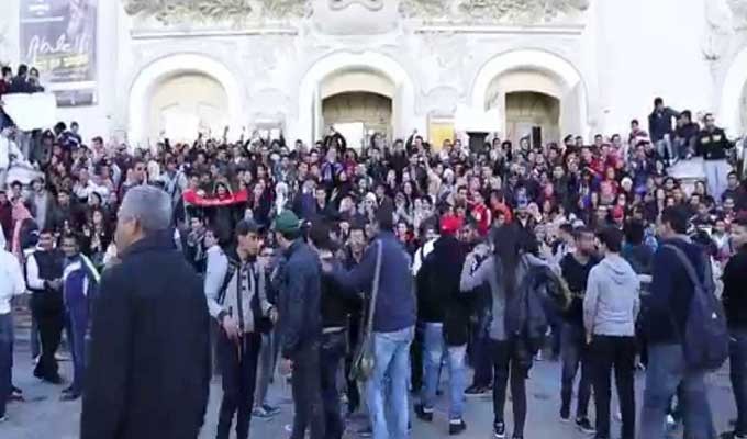 تواصل فعاليات التضامن مع الأسرى المضربين في تونس