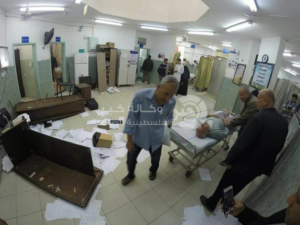 بالصور: "الصحة" تستنكر اعتداء المواطنين على مستشفى أبو يوسف النجار 