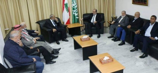 وفد برلماني فلسطيني يجتمع مع الأمين العام للجماعة الإسلامية في بيروت
