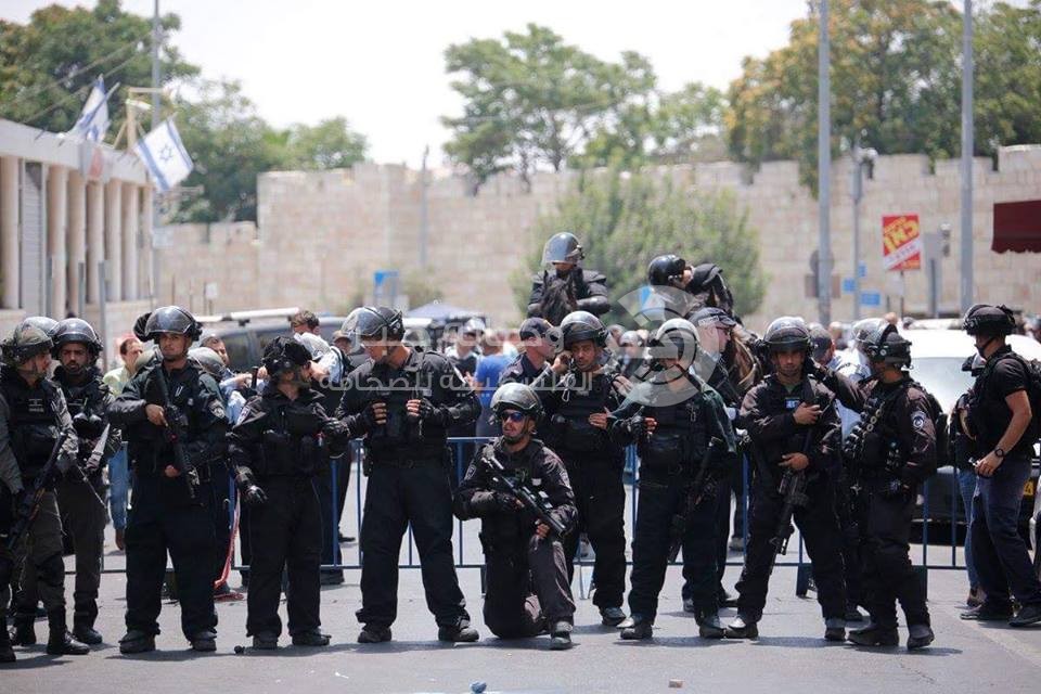 صورة: إصابة 4 جنود إسرائيليين خلال مواجهات في محيط "الأقصى"