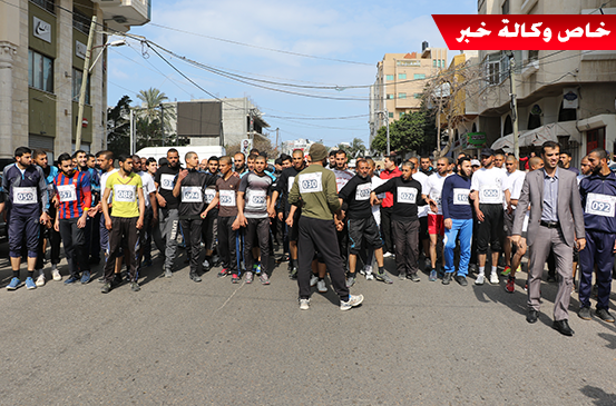 مارثون رياضي يجوب شوارع غزة تضامناً مع الأسرى