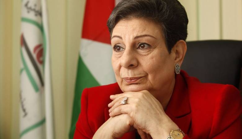 عشراوي تطالب بمعاقبة إسرائيل على جرائمها الاستيطانية