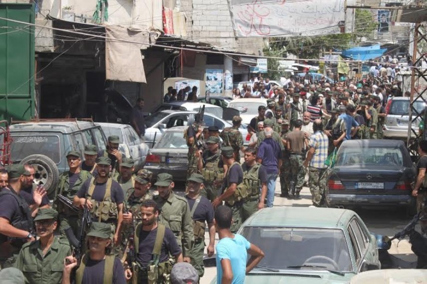 تطبيقاً لما تم الأتفاق عليه.. انتشار أمني في جميع أحياء مخيم عين الحلوة